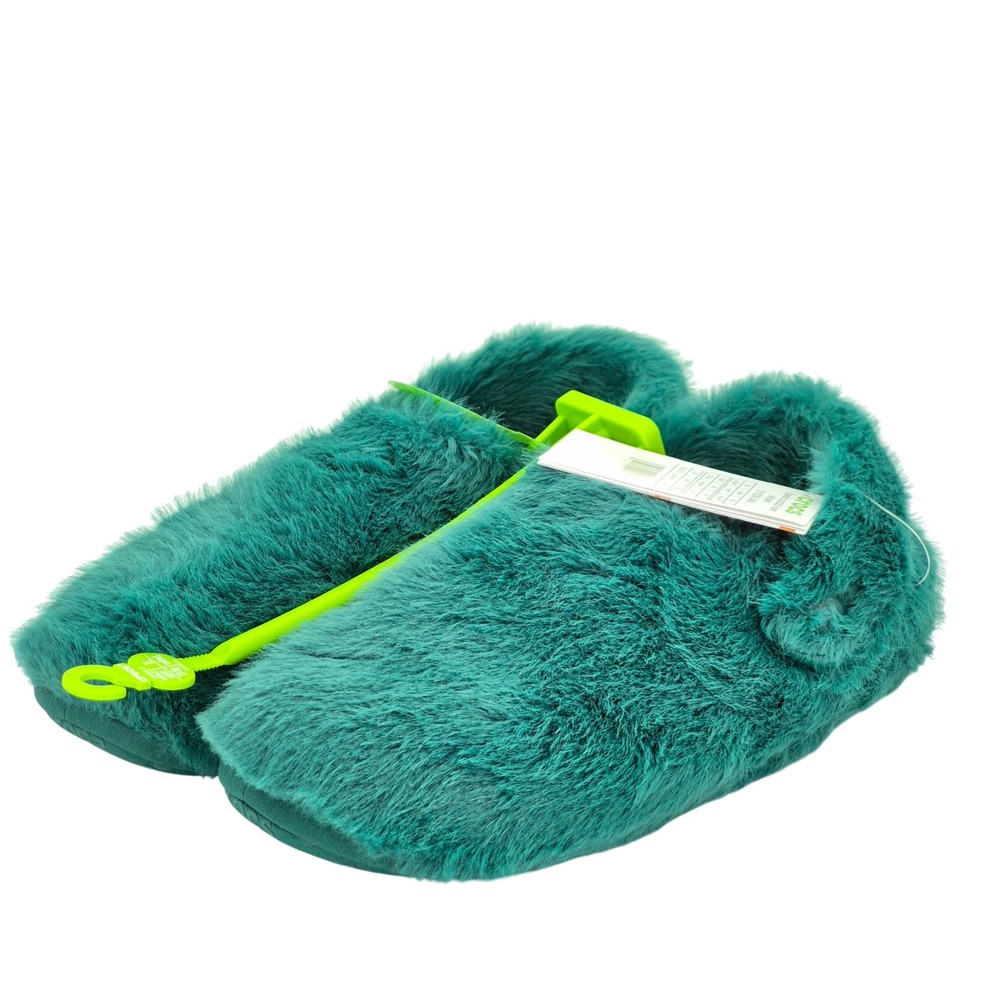 Crocs Classic Cozzzy Luxe Slipper Adult Women's Size 7 Hosta Turquoise Teal - Picture 5 of 16